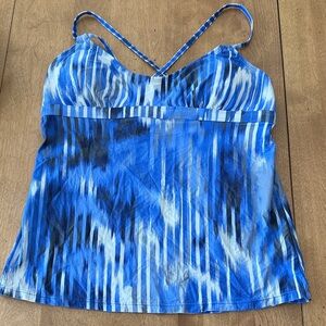 Athleta Tankini Top Size Large